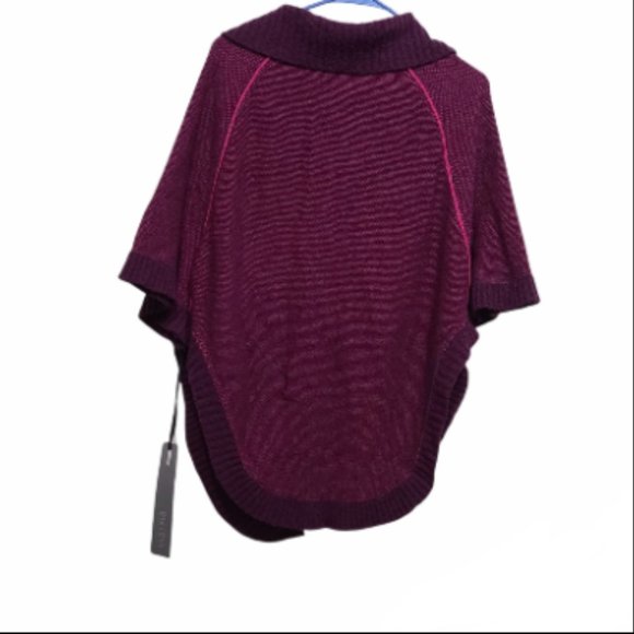 Diktons Barcelona Open Cardigan Poncho Front Closure Merino Wool Size S - Picture 8 of 8